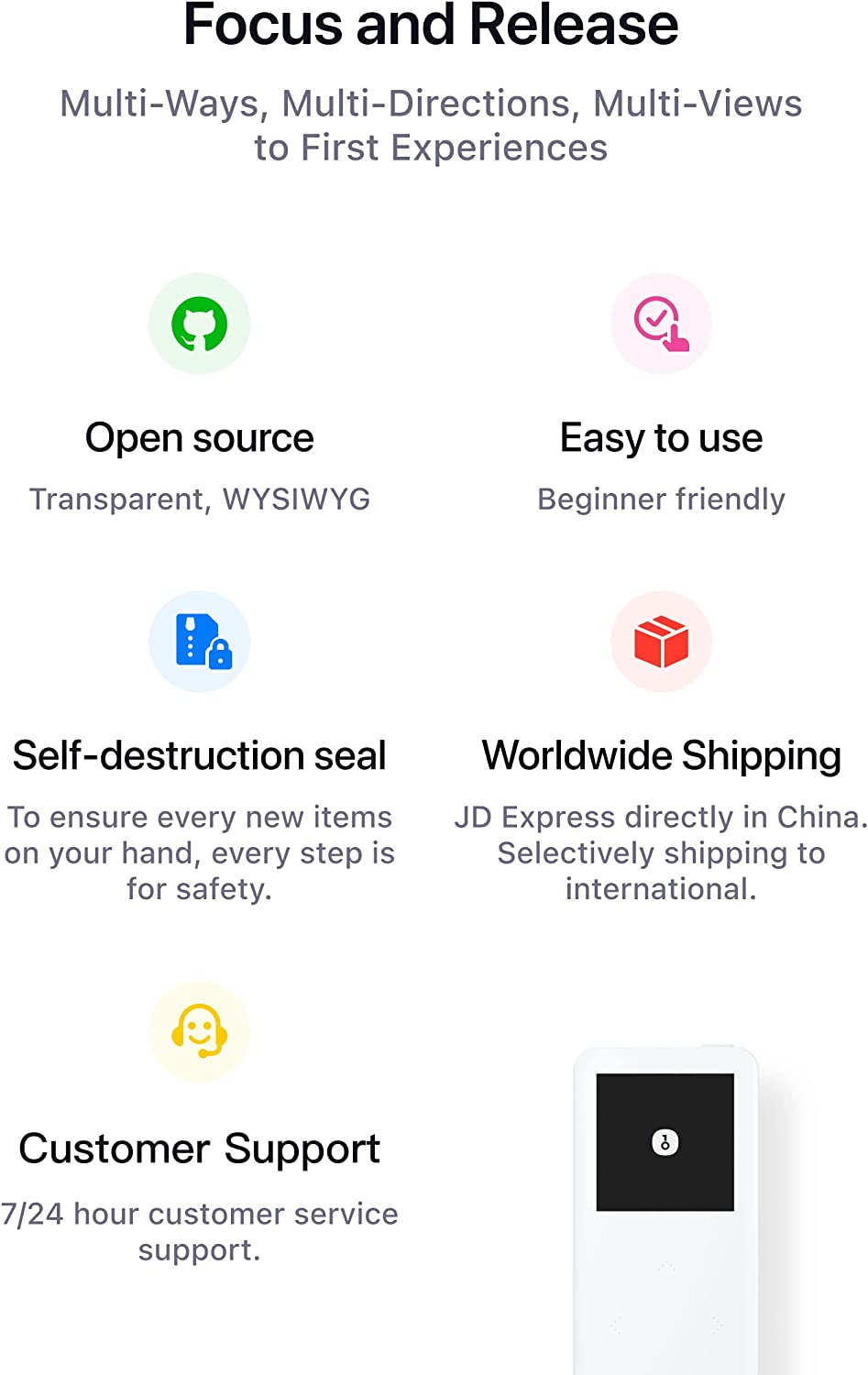 OneKey Mini | Lightest model, uncompromising security 